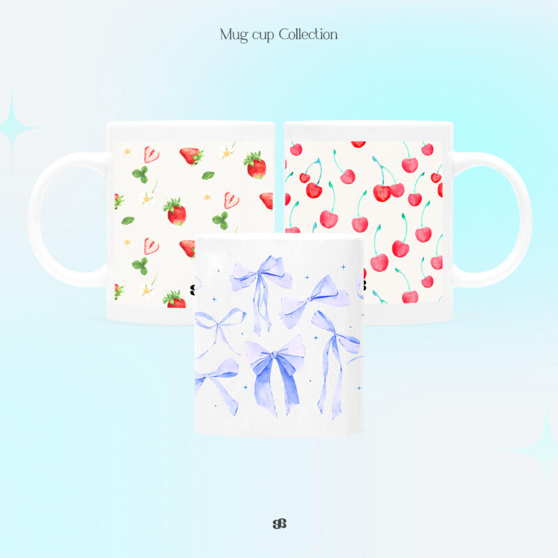 Essential Mug 325ml Collection - 7 Types 4. Floral Strawberry (Mug)
Essential Mug 325ml Collection - 7 Types 4. Floral Strawberry (Mug)