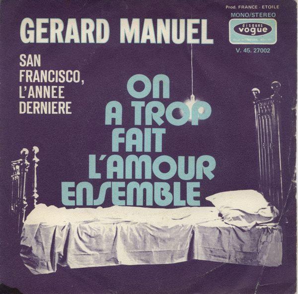 7inch Record GRARD MANUEL On A Trop Fait Lamour Ensemble S V4527002 Disques Vogue 1971 France Pop Used
7inch Record GRARD MANUEL On A Trop Fait Lamour Ensemble S V4527002 Disques Vogue 1971 France Pop Used