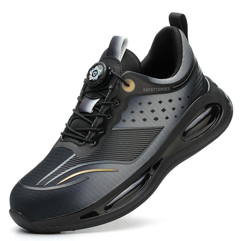 Unisex Rotating Button Safety Shoes Men Steel Toe Sneaker Air Cushion New Sports Breathable Non-slip Protective Work Shoes Man 37
Unisex Rotating Button Safety Shoes Men Steel Toe Sneaker Air Cushion New Sports Breathable Non-slip Protective Work Shoes Man 37
