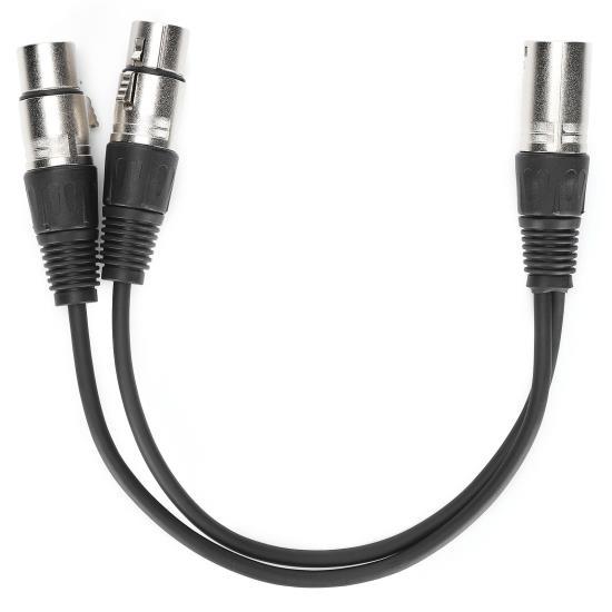 JORINDO JD6068 XLR Male to Dual XLR Female Cable YType Splitter Audio Microphone Cable 0.3M
JORINDO JD6068 XLR Male to Dual XLR Female Cable YType Splitter Audio Microphone Cable 0.3M