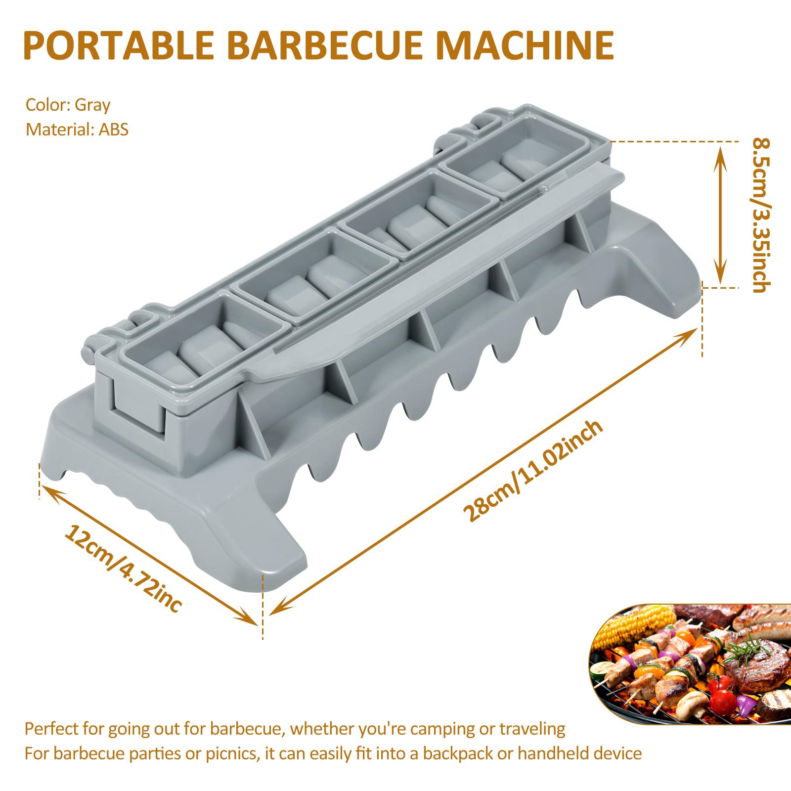 Kebab Maker, Easy Kebab Maker Press Machine, Barbecue Skewer Maker, Grill Reusable Manual BBQ Kebab Mould Utensils
Kebab Maker, Easy Kebab Maker Press Machine, Barbecue Skewer Maker, Grill Reusable Manual BBQ Kebab Mould Utensils