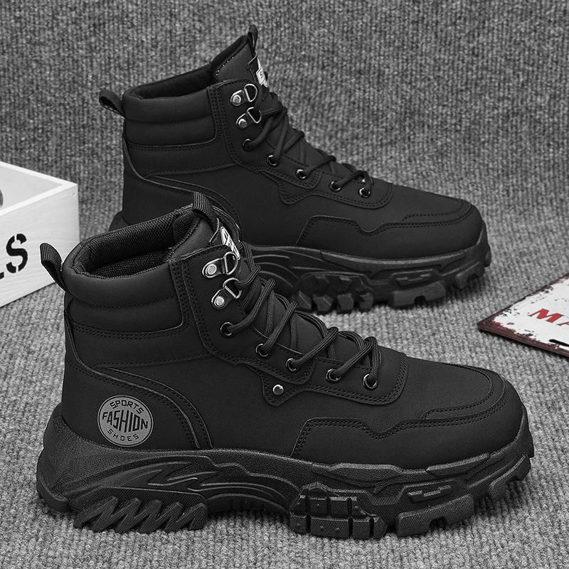 Men s boots autumn 2024 new Martin boots trendy versatile thick-soled heightening waterproof, non-slip and wear-resistant mountaineering tooling shoes 39
Men s boots autumn 2024 new Martin boots trendy versatile thick-soled heightening waterproof, non-slip and wear-resistant mountaineering tooling shoes 39