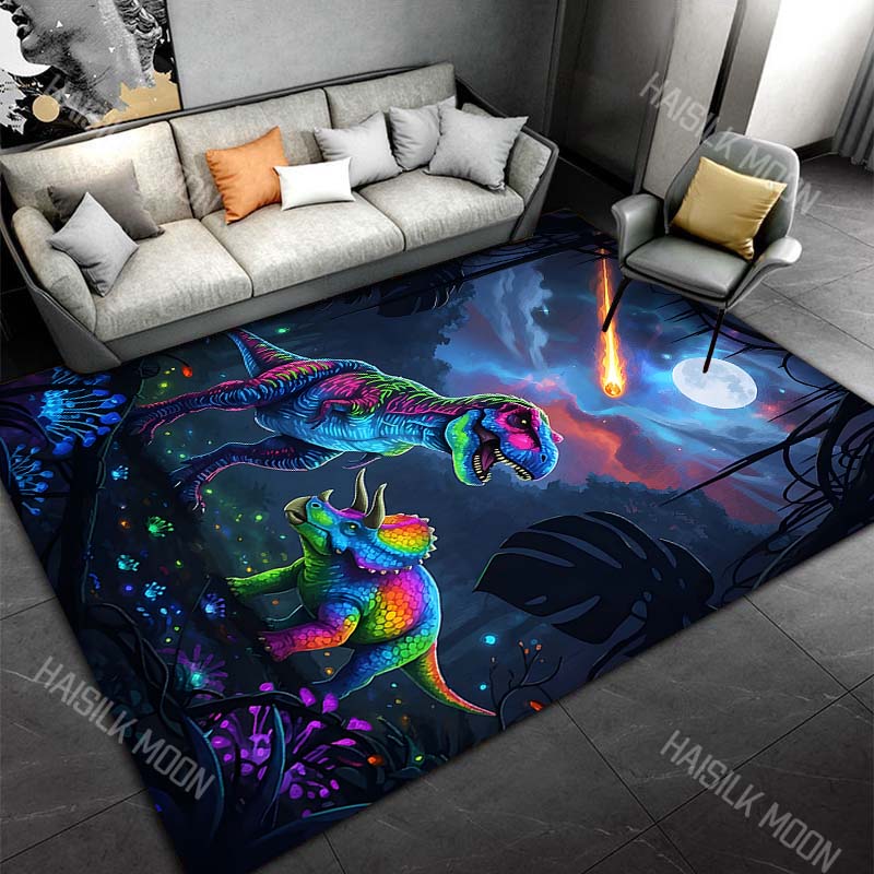 Glowing dinosaurs under meteor sky Print Carpet Rug for Living Room Bedroom Sofa Doormat Home Decor Non-slip Floor Mat 40x60cm
Glowing dinosaurs under meteor sky Print Carpet Rug for Living Room Bedroom Sofa Doormat Home Decor Non-slip Floor Mat 40x60cm