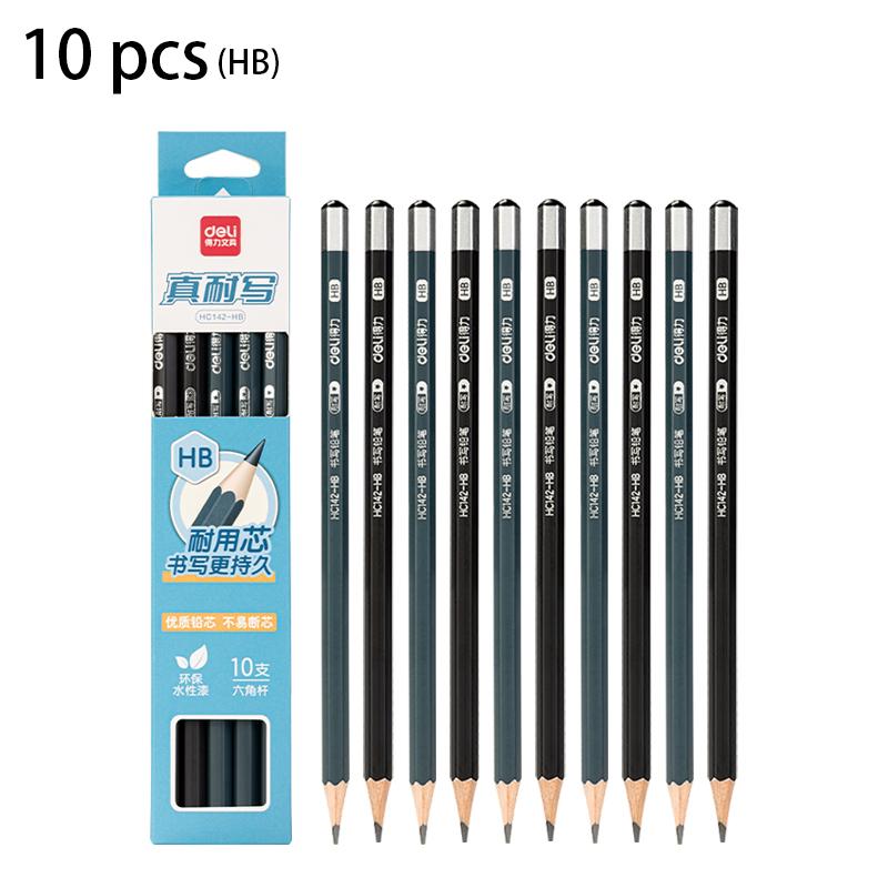Deli 10pcs HB Hexagonal Wooden Pencils Art Exam Sketch Painting Drawing Pencils Gift School&Office Supplies Stationery
Deli 10pcs HB Hexagonal Wooden Pencils Art Exam Sketch Painting Drawing Pencils Gift School&Office Supplies Stationery