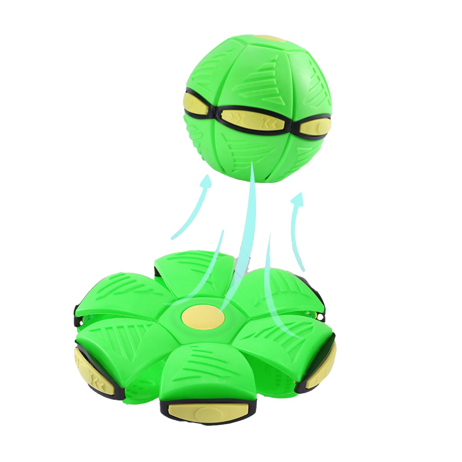 Children Foot Stepping Toy Transformable Ball to Disc Shape Outdoor Play Durable Material Non Light Version 16cm Flattened 24cm One Size зелёный
Children Foot Stepping Toy Transformable Ball to Disc Shape Outdoor Play Durable Material Non Light Version 16cm Flattened 24cm One Size зелёный