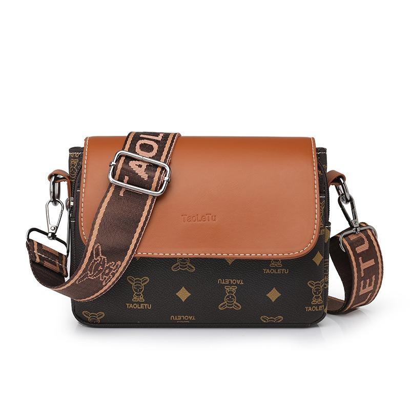 Ретро и изысканная маленькая квадратная сумка через плечо с принтом жёлтый/кофейный
Ретро и изысканная маленькая квадратная сумка через плечо с принтом жёлтый/кофейный