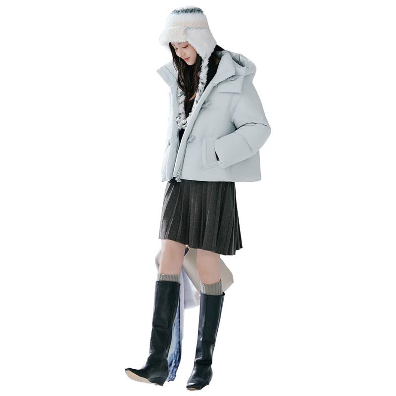 Xiangying Women s Blue Toggle Hooded Short Down Jacket S
Xiangying Women s Blue Toggle Hooded Short Down Jacket S