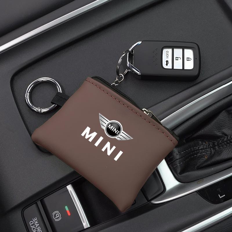 Car Leather Key Case Keychain Mini Storage Bag Auto Accessories For MINI Cooper R56 F56 R50 JCW Cabrio Aceman Countryman Clubman коричневий
Car Leather Key Case Keychain Mini Storage Bag Auto Accessories For MINI Cooper R56 F56 R50 JCW Cabrio Aceman Countryman Clubman коричневий