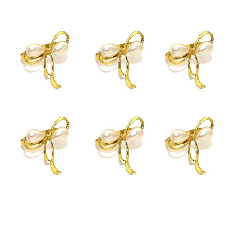 6Pcs/Pack Lovely Napkin Rings With Bowknot Detail Alloy Materials Butterfly Napkin Holders For Dining Table
6Pcs/Pack Lovely Napkin Rings With Bowknot Detail Alloy Materials Butterfly Napkin Holders For Dining Table