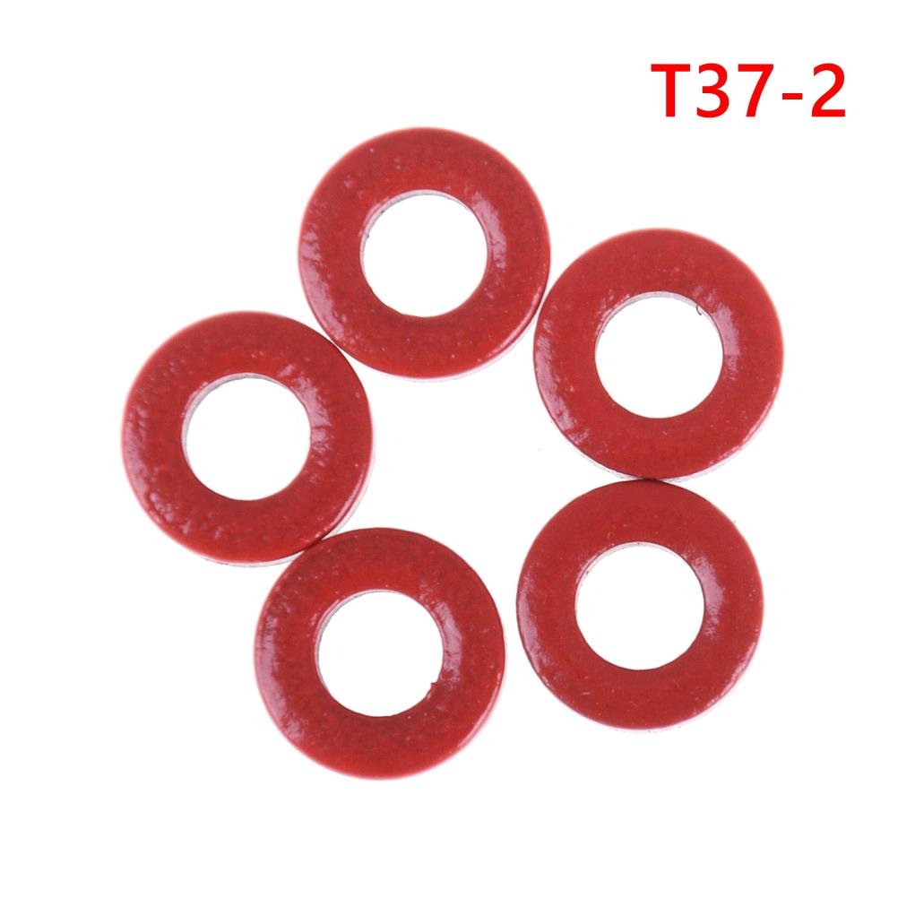 5pcs T37-6/T50-2/T37-2/ T-30-2 Iron Powder Cores 9.5*5.2*3.3mm Iron Dust Core Ferrite Toroid Core Coating
5pcs T37-6/T50-2/T37-2/ T-30-2 Iron Powder Cores 9.5*5.2*3.3mm Iron Dust Core Ferrite Toroid Core Coating