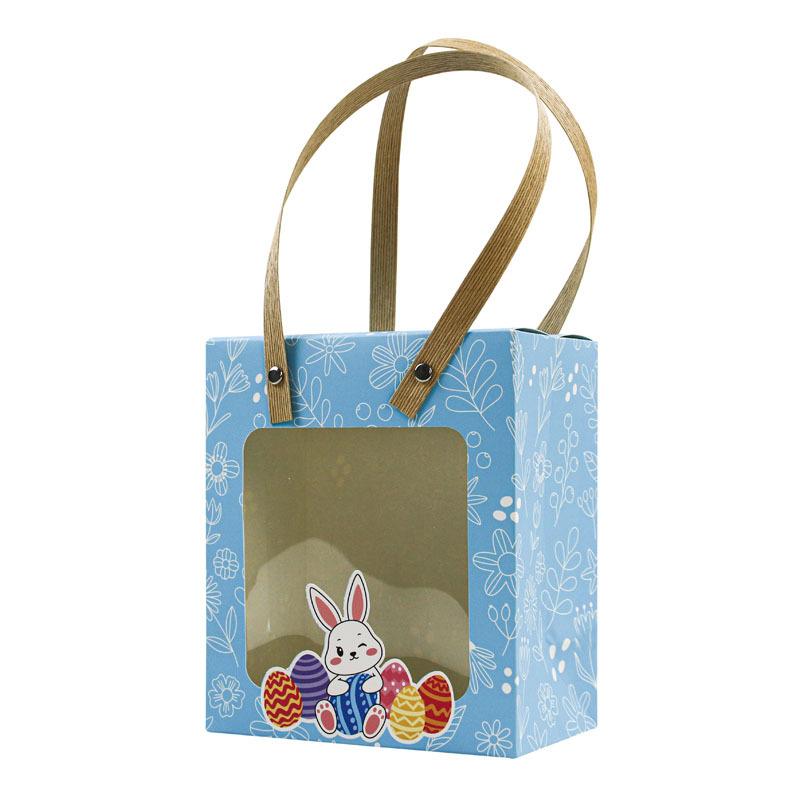 Easter Window Opening Portable Box 4-Color Cartoon Rabbit Transparent Visual Gift Paper Bag
Easter Window Opening Portable Box 4-Color Cartoon Rabbit Transparent Visual Gift Paper Bag