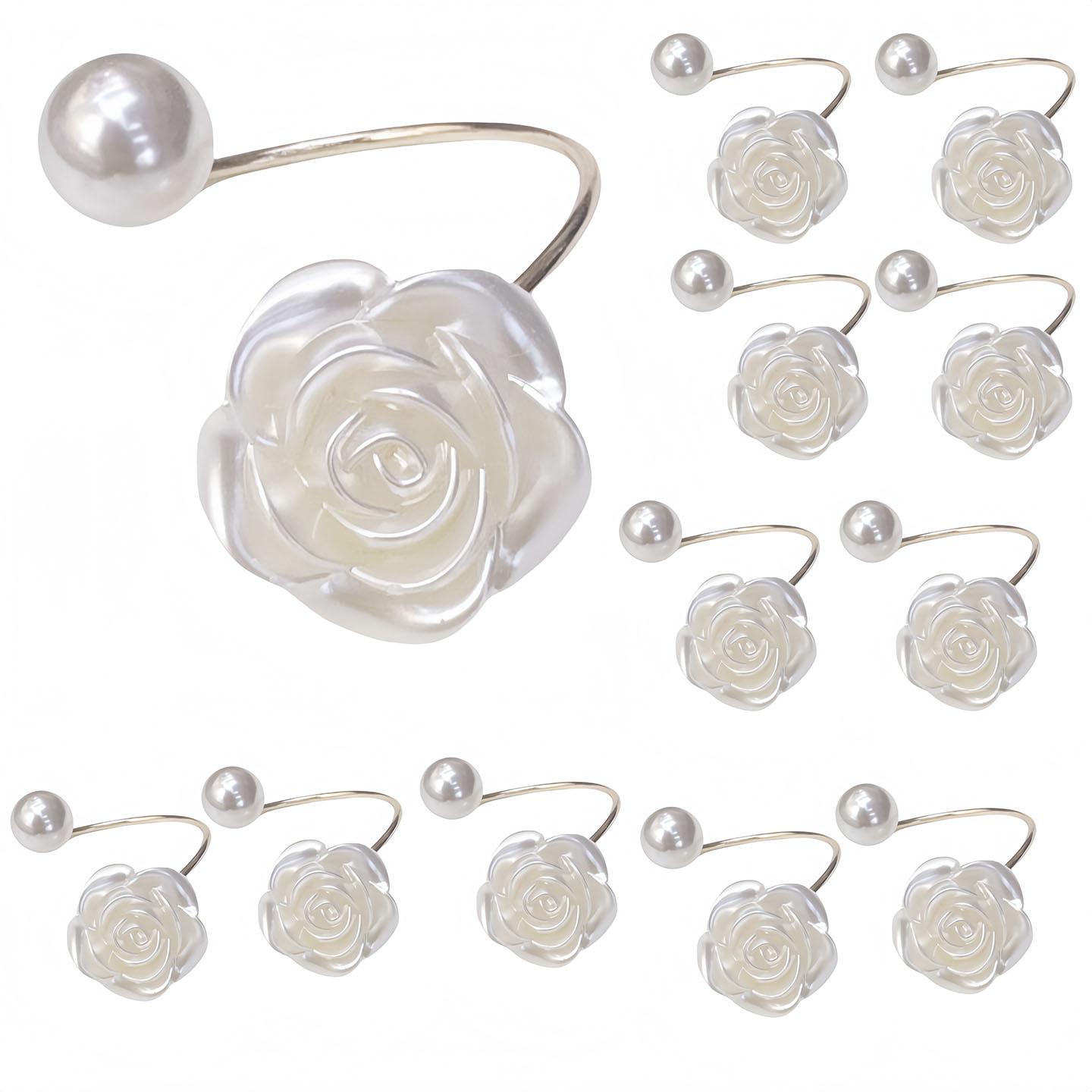 Exquisite Rose Pearl Hotel Wedding Napkin Ring Decoration
Exquisite Rose Pearl Hotel Wedding Napkin Ring Decoration