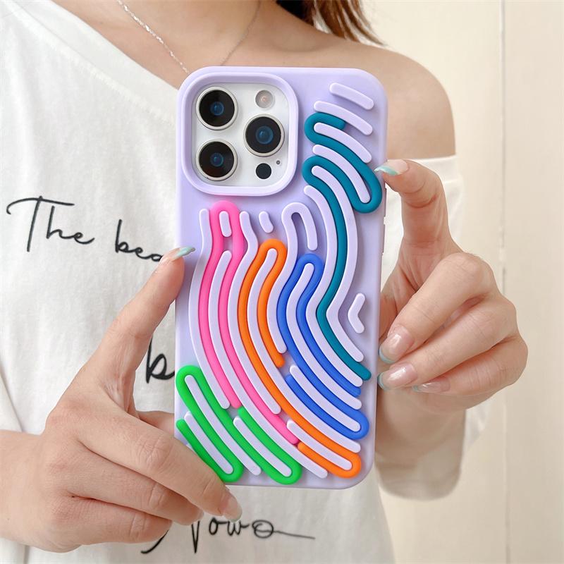 Funny Color DIY Pattern Phone Case For iPhone 16 Pro 15 14 13 Pro Max Cover Shockproof Silicone Case Cute Funda with 5 pcs Strap iPhone 14 фіолетовий
Funny Color DIY Pattern Phone Case For iPhone 16 Pro 15 14 13 Pro Max Cover Shockproof Silicone Case Cute Funda with 5 pcs Strap iPhone 14 фіолетовий