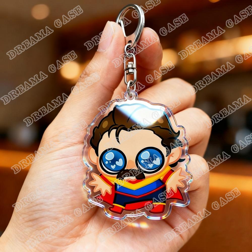 Cartoon Game Dispatch Keychain for Accessories Mecha Man Blonde Blazer Robert Robertson Keyring Jewelry Gaming Fans Gifts
Cartoon Game Dispatch Keychain for Accessories Mecha Man Blonde Blazer Robert Robertson Keyring Jewelry Gaming Fans Gifts