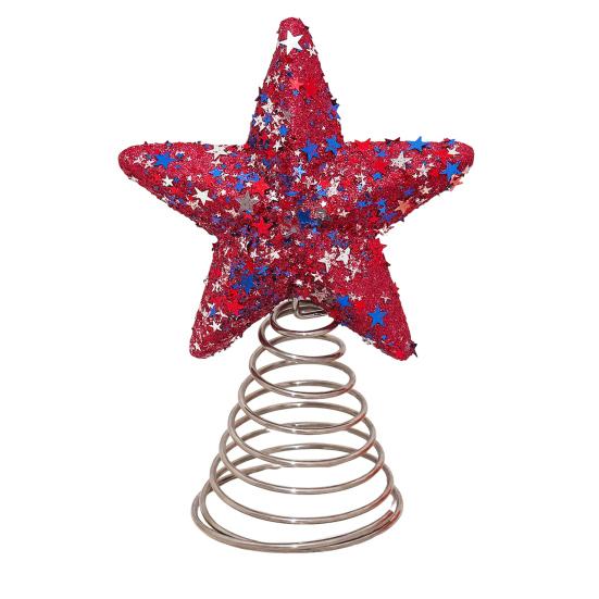 Патриотическая звезда-верхушка на елку 4 июля патриотическое украшение на елку 3D блестящая звезда
Патриотическая звезда-верхушка на елку 4 июля патриотическое украшение на елку 3D блестящая звезда