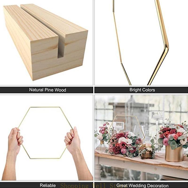 KX4B 10 Pcs Metal Floral Hoop Hexagonal Wreath Macrame with Wooden Card Holder China Mainland
KX4B 10 Pcs Metal Floral Hoop Hexagonal Wreath Macrame with Wooden Card Holder China Mainland