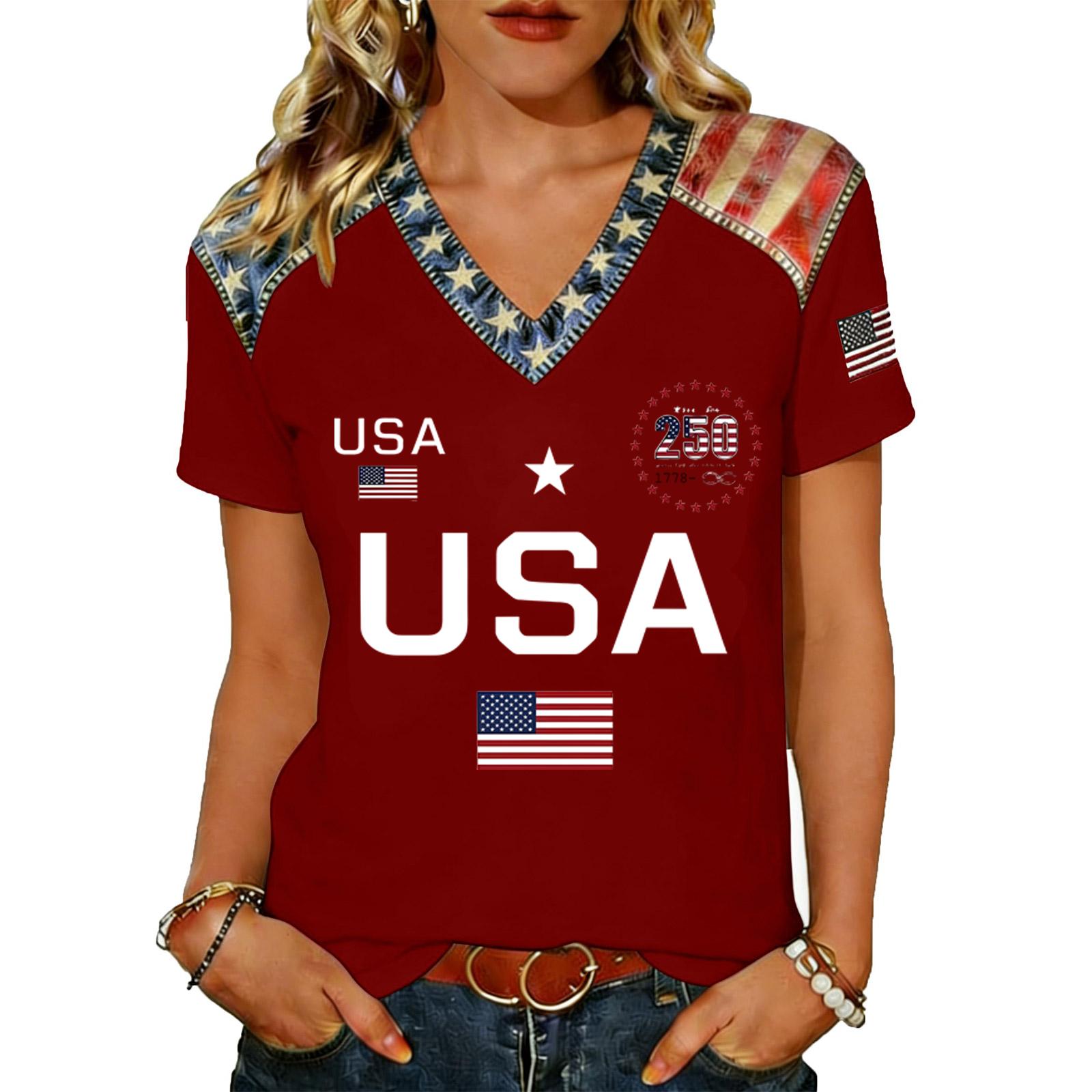 Womens Casual V Neck Short Sleeve Pullover T Shirt Lightweight Soft Fabric Comfortable Fit Everyday Wear S винний
Womens Casual V Neck Short Sleeve Pullover T Shirt Lightweight Soft Fabric Comfortable Fit Everyday Wear S винний