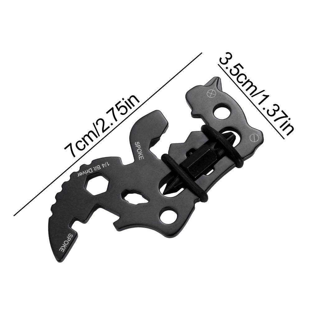 Portable Multitool Stainless Steel Inner Hexagon Spanner Utility Gadget 14 In 1 Tool Multipurpose Camping Gear For Camping чорний
Portable Multitool Stainless Steel Inner Hexagon Spanner Utility Gadget 14 In 1 Tool Multipurpose Camping Gear For Camping чорний