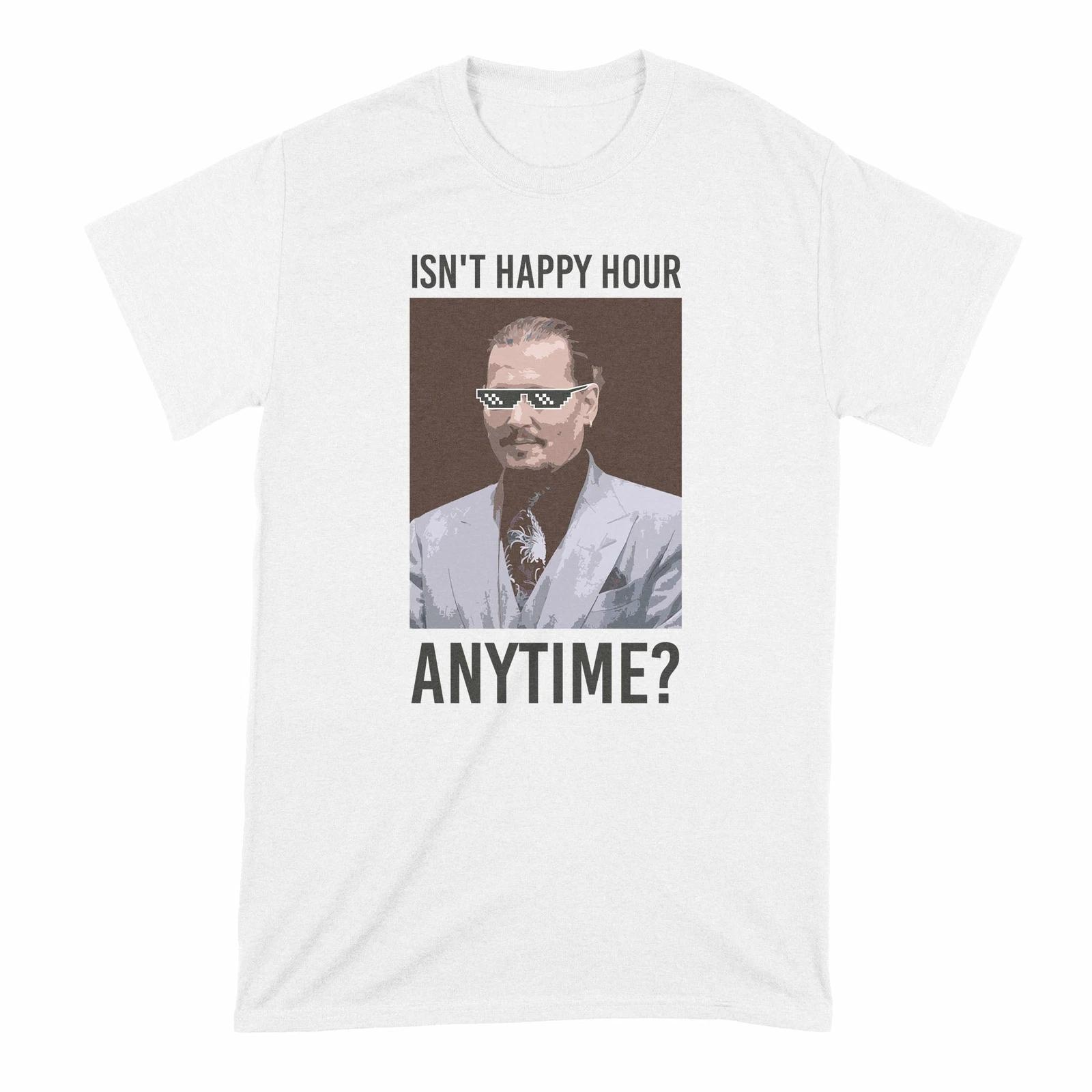 Isnt Happy Hour Anytime Shirt Johnny Depp TShirt Court 4XL
Isnt Happy Hour Anytime Shirt Johnny Depp TShirt Court 4XL