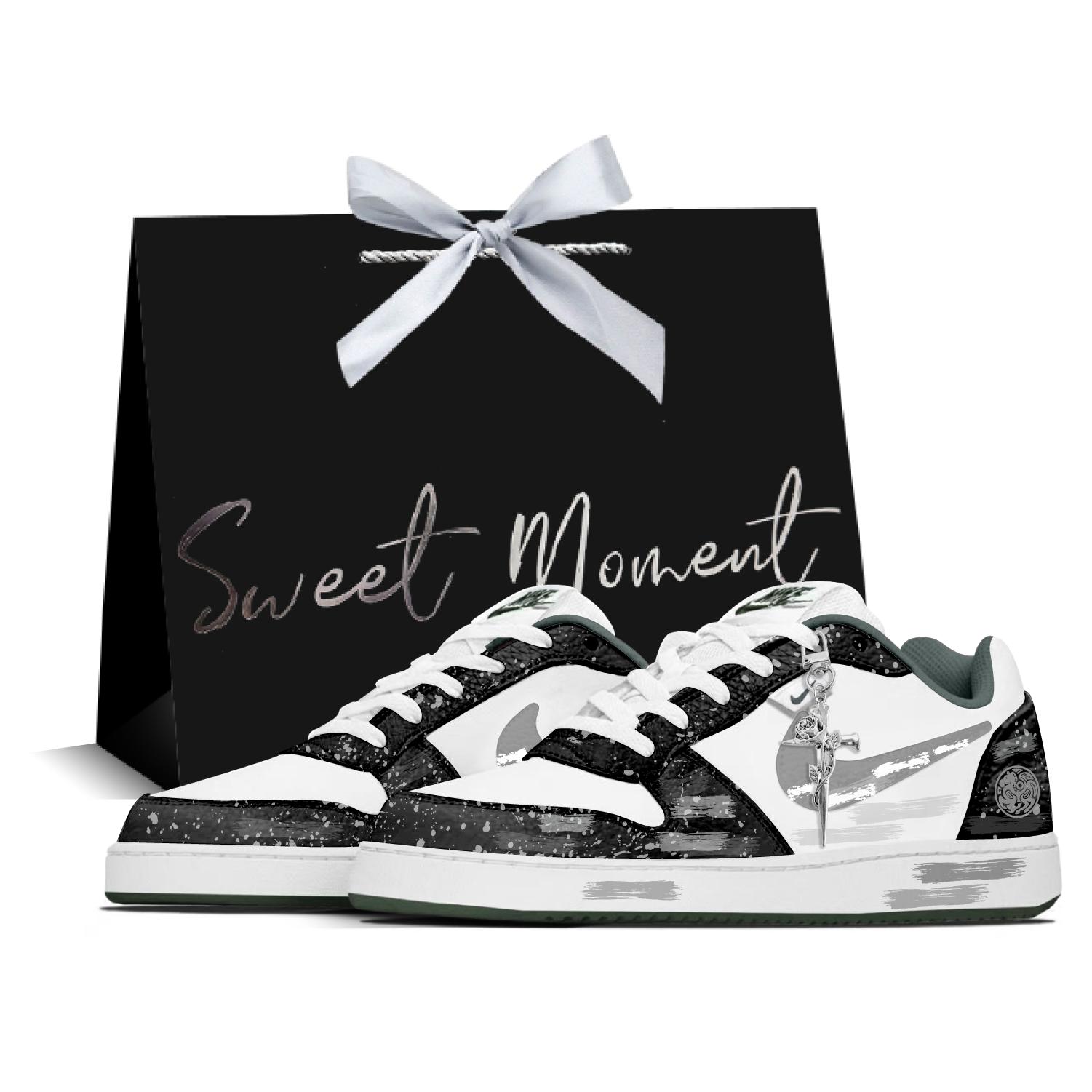 Nike EBERNON Starlight Ruins Leather Cushioning, Wear Resistant Low top Skateboard Shoes Men s White Green IO7608-131(Team1121-) 44
Nike EBERNON Starlight Ruins Leather Cushioning, Wear Resistant Low top Skateboard Shoes Men s White Green IO7608-131(Team1121-) 44