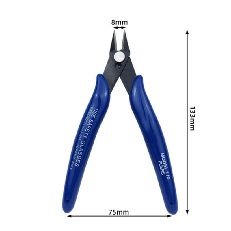 Диагональные плоскогубцы 5,2 дюйма Мини-кусачки для проводов Маленькие мягкие режущие электронные плоскогубцы Провода Изолирующая резиновая ручка Модель ручного инструмента
Диагональные плоскогубцы 5,2 дюйма Мини-кусачки для проводов Маленькие мягкие режущие электронные плоскогубцы Провода Изолирующая резиновая ручка Модель ручного инструмента