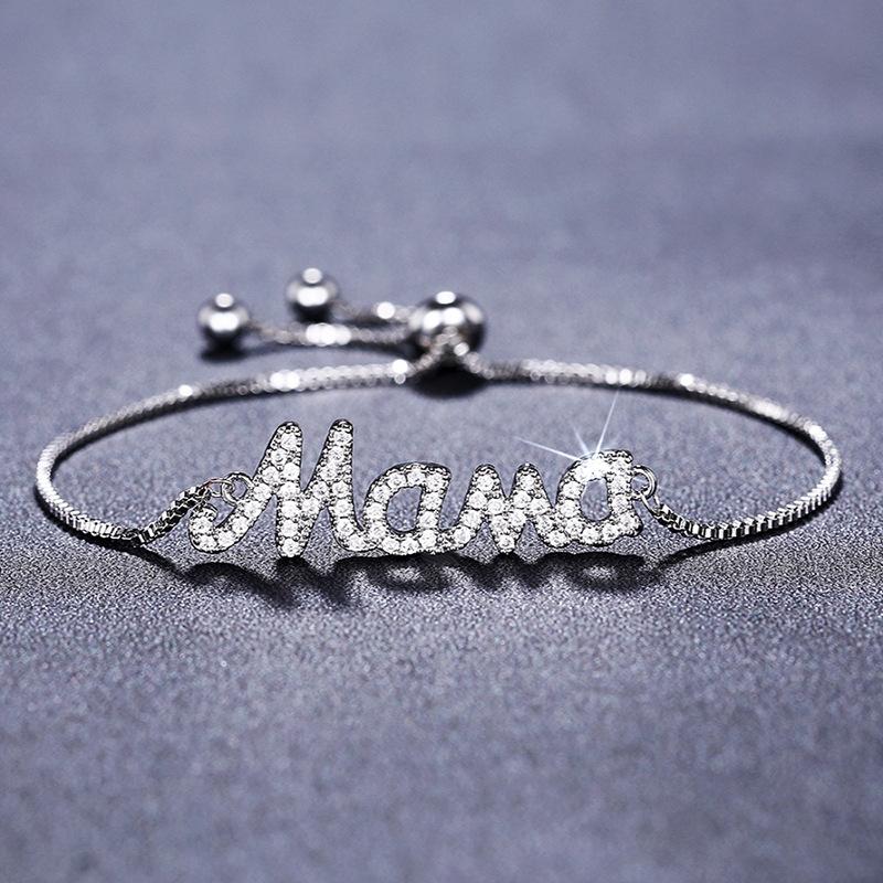 New Minimalist Mama Zircon Bracelet for Women in Europe and America, Elegant and Adjustable Length, Exquisite Zircon
New Minimalist Mama Zircon Bracelet for Women in Europe and America, Elegant and Adjustable Length, Exquisite Zircon