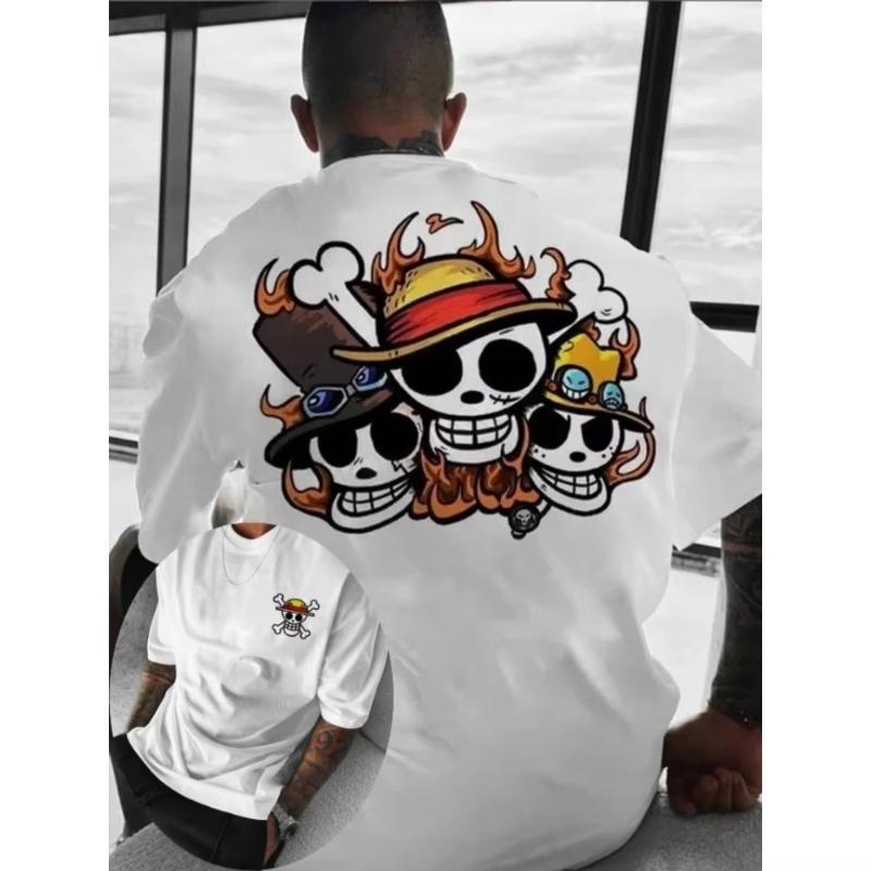 One Piece Mens Tshirt Monkey D Luffy Portgas D Ace Summer Anime Autumn Boys and Children Shortsleeved Parentchild Outfits S
One Piece Mens Tshirt Monkey D Luffy Portgas D Ace Summer Anime Autumn Boys and Children Shortsleeved Parentchild Outfits S