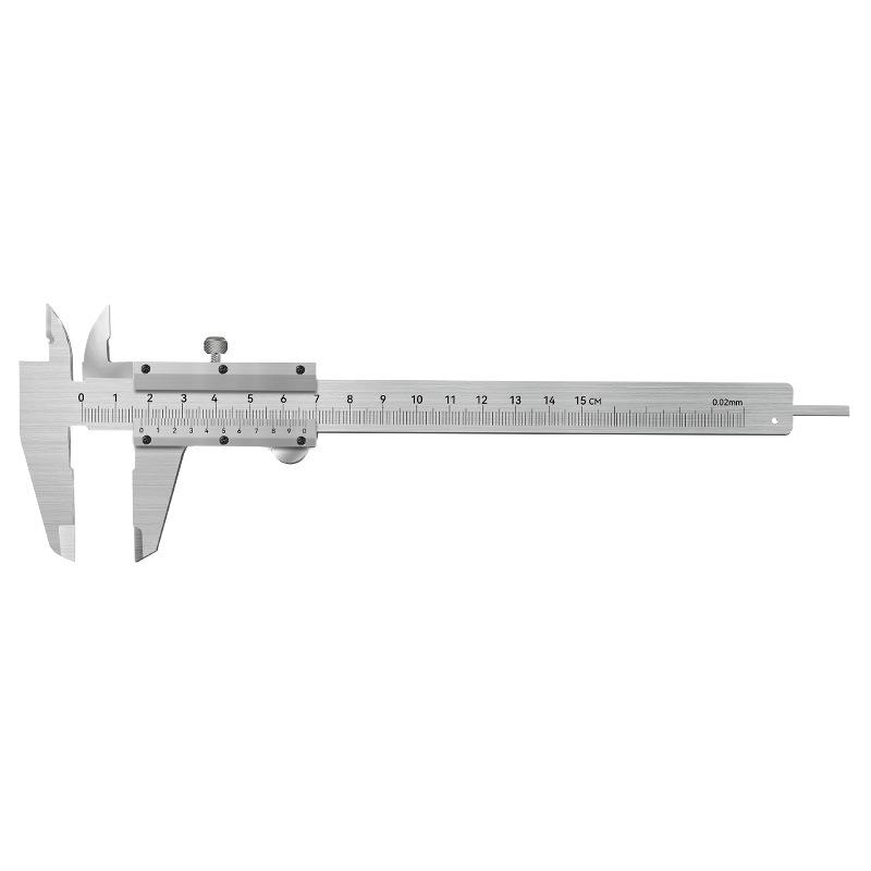 Верньєрний штангенциркуль глибиномір 150 мм лінійка для студентів
Верньєрний штангенциркуль глибиномір 150 мм лінійка для студентів