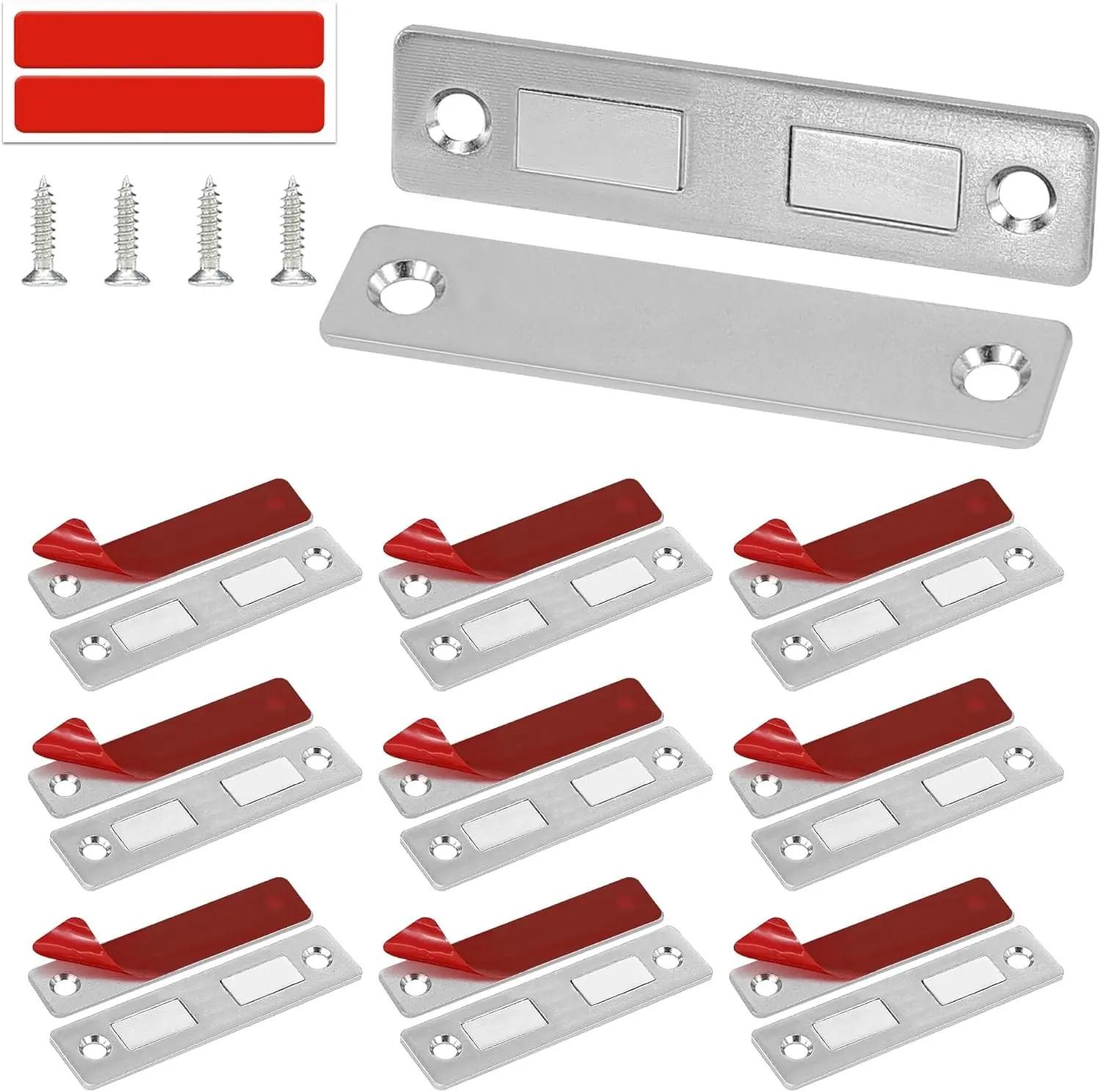 6/1sets Magnetic Cabinet Catches Door Stops Magnet Invisible Ultra-Thin Anti-Rust Door Magnet Suction with Screw Catch Hardware 1Set срібний
6/1sets Magnetic Cabinet Catches Door Stops Magnet Invisible Ultra-Thin Anti-Rust Door Magnet Suction with Screw Catch Hardware 1Set срібний