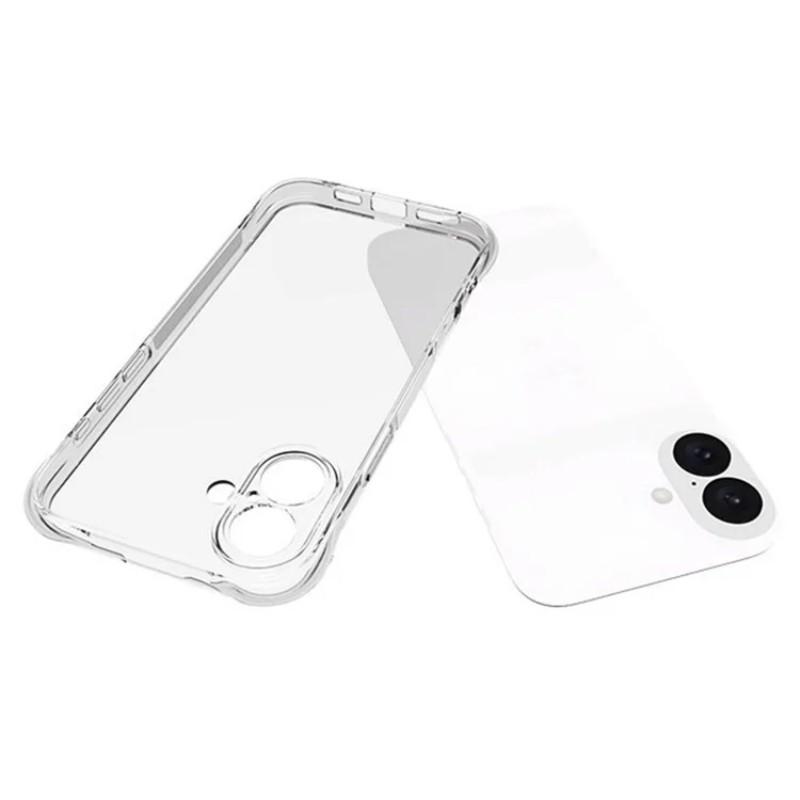 For iPhone 16 Plus Clear TPU Case WANLONFENG TM Series 2.0mm Phone Back Cover Transparent
For iPhone 16 Plus Clear TPU Case WANLONFENG TM Series 2.0mm Phone Back Cover Transparent