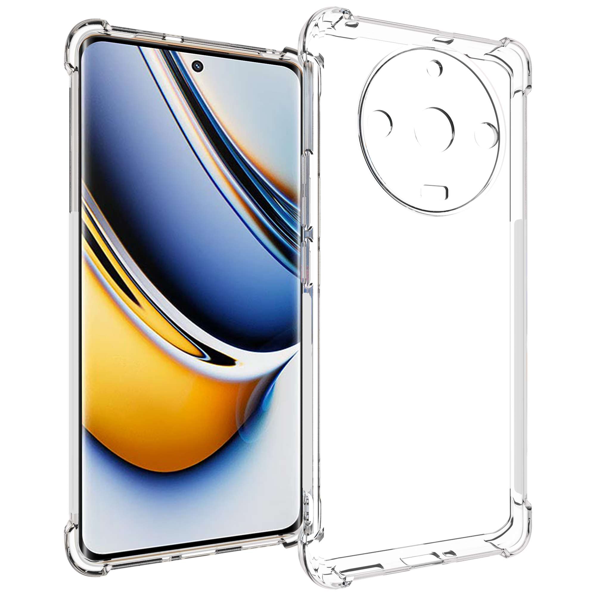 For Realme 11 Pro 5G Transparent Cell Phone Cover Anti-Slip Phone TPU Shockproof Case A
For Realme 11 Pro 5G Transparent Cell Phone Cover Anti-Slip Phone TPU Shockproof Case A