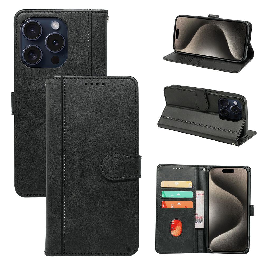For iPhone 14 Pro Case Scratch-Proof PU Leather Wallet Phone Cover Black
For iPhone 14 Pro Case Scratch-Proof PU Leather Wallet Phone Cover Black
