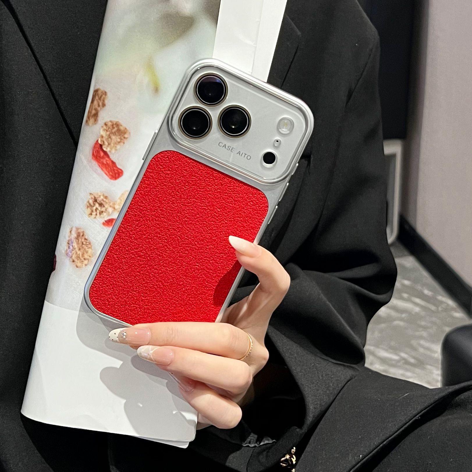 Apple 17 Pro Max All-in-One Leather Case with Silver Edge for iPhone 14/15/16 - Button Compatible 15
Apple 17 Pro Max All-in-One Leather Case with Silver Edge for iPhone 14/15/16 - Button Compatible 15