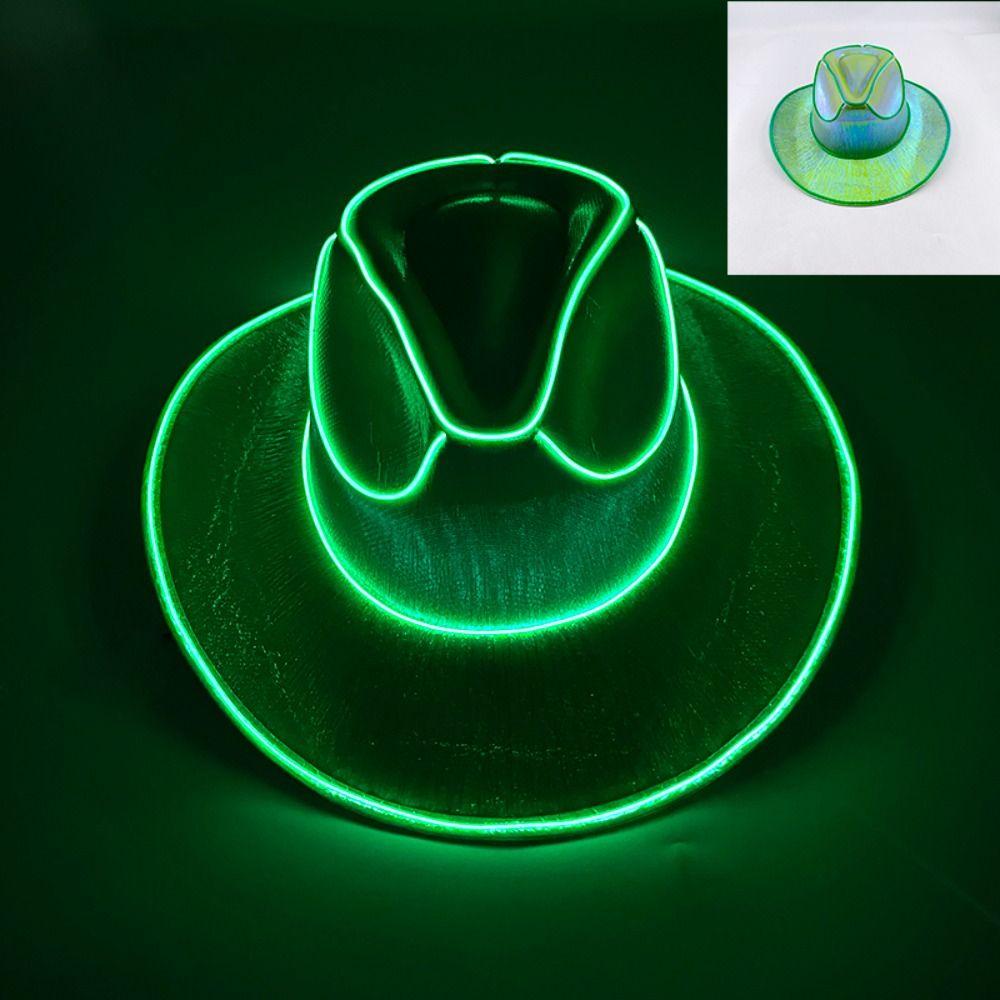 Pearlescent Neon Halloween Hats Colorful Western Cowboy Hat LED Luminous Cowboy Hat Kids
Pearlescent Neon Halloween Hats Colorful Western Cowboy Hat LED Luminous Cowboy Hat Kids