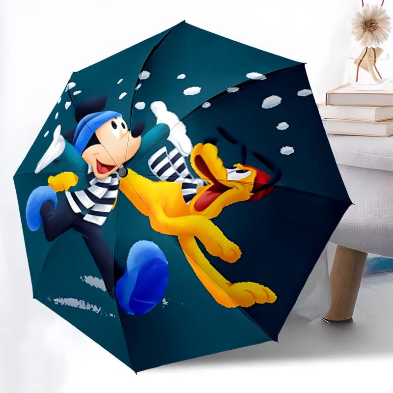 1pc Mickey Mouse Automatic Folding Umbrella - Portable Collapsible Design, 8-Rib Iron Frame yy251209101
1pc Mickey Mouse Automatic Folding Umbrella - Portable Collapsible Design, 8-Rib Iron Frame yy251209101