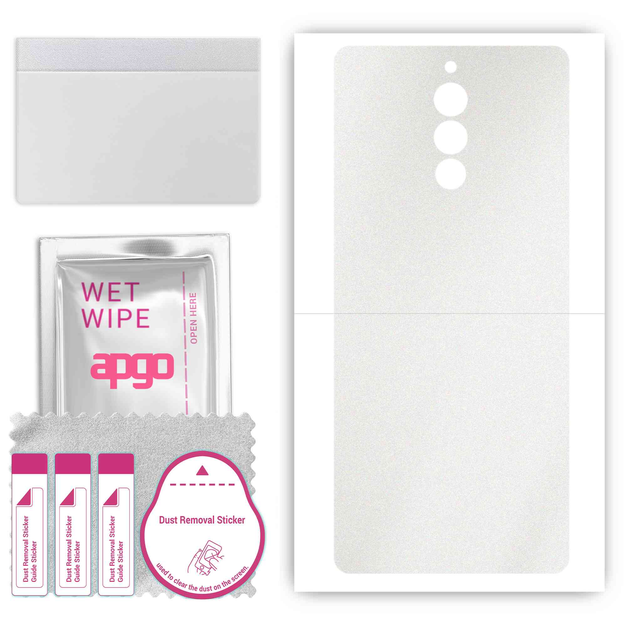 apgo Protective Skin Sticker for the back compatible with ZTE Nubia Red Magic 8 Pro Plus, Wrap Film, Foil, Vinyl - Pattern Matte Transparent
apgo Protective Skin Sticker for the back compatible with ZTE Nubia Red Magic 8 Pro Plus, Wrap Film, Foil, Vinyl - Pattern Matte Transparent