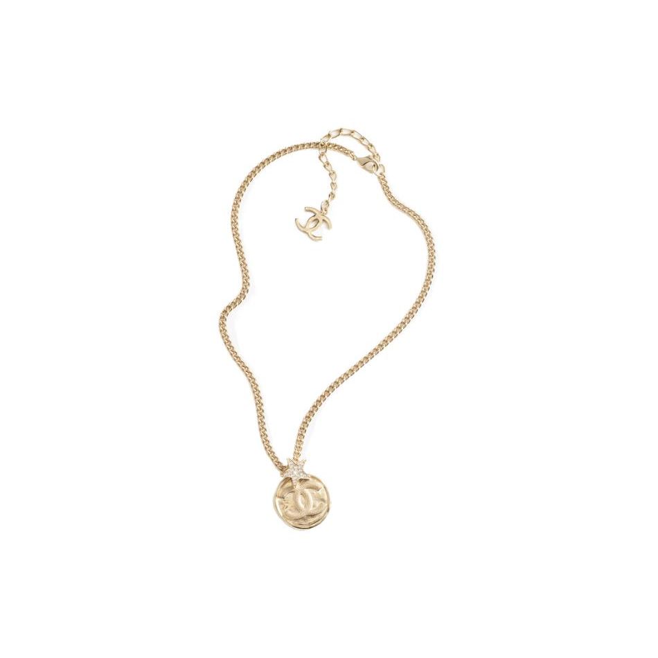 Chanel Classic Double C Gold Star Pendant Round Metal Necklace Women necklace ABB496-B14060-NR341 Box+Padding Board,F,Gold
Chanel Classic Double C Gold Star Pendant Round Metal Necklace Women necklace ABB496-B14060-NR341 Box+Padding Board,F,Gold