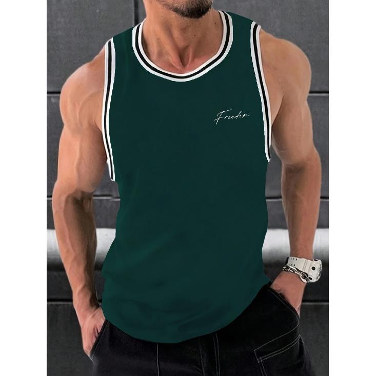 Summer New Men S Muscle Fitness Sports Casual Sleeveless Vest With Printed Letters Fashionable Quick Drying Vest XXL темно-зелений колір
Summer New Men S Muscle Fitness Sports Casual Sleeveless Vest With Printed Letters Fashionable Quick Drying Vest XXL темно-зелений колір