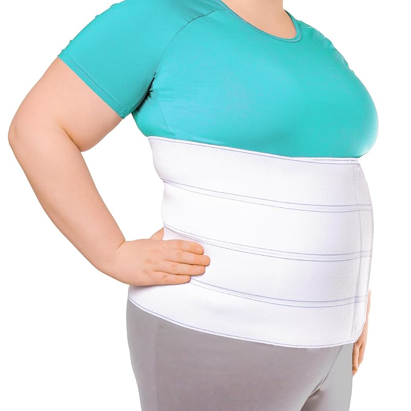 BraceAbility Plus Size Bariatric Abdominal Stomach binder wrap band rectal spasms waist supporter Hernia improvement abdomen recovery Unisex
BraceAbility Plus Size Bariatric Abdominal Stomach binder wrap band rectal spasms waist supporter Hernia improvement abdomen recovery Unisex