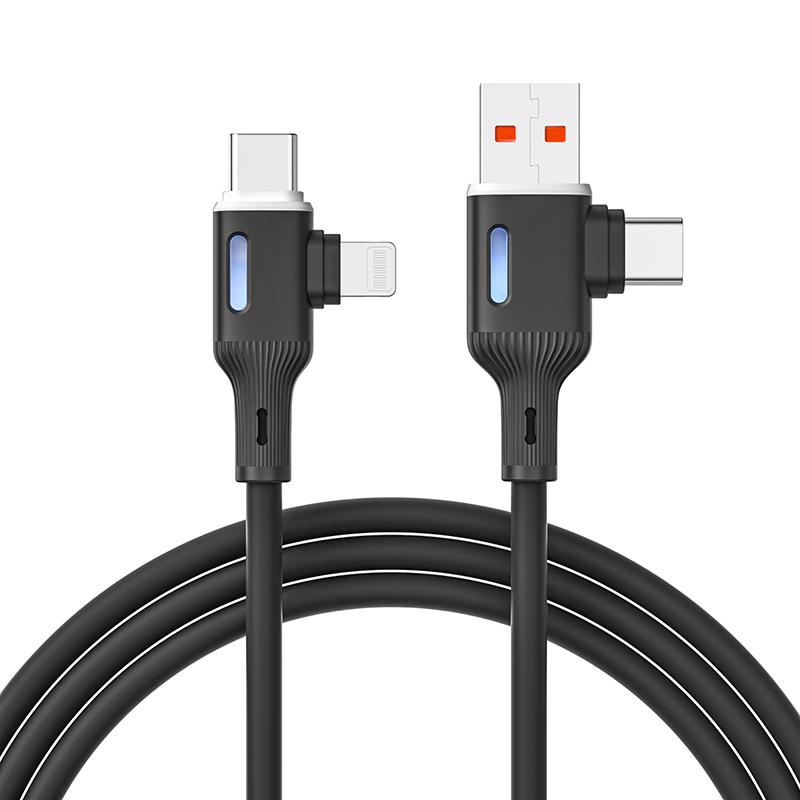 4-in-1 USB C to C 60W Fast Charging Cable, PD 27W Data Sync Cord Compatible with Huawei Samsung Xiaomi Letv Tablet & Phone чёрный
4-in-1 USB C to C 60W Fast Charging Cable, PD 27W Data Sync Cord Compatible with Huawei Samsung Xiaomi Letv Tablet & Phone чёрный
