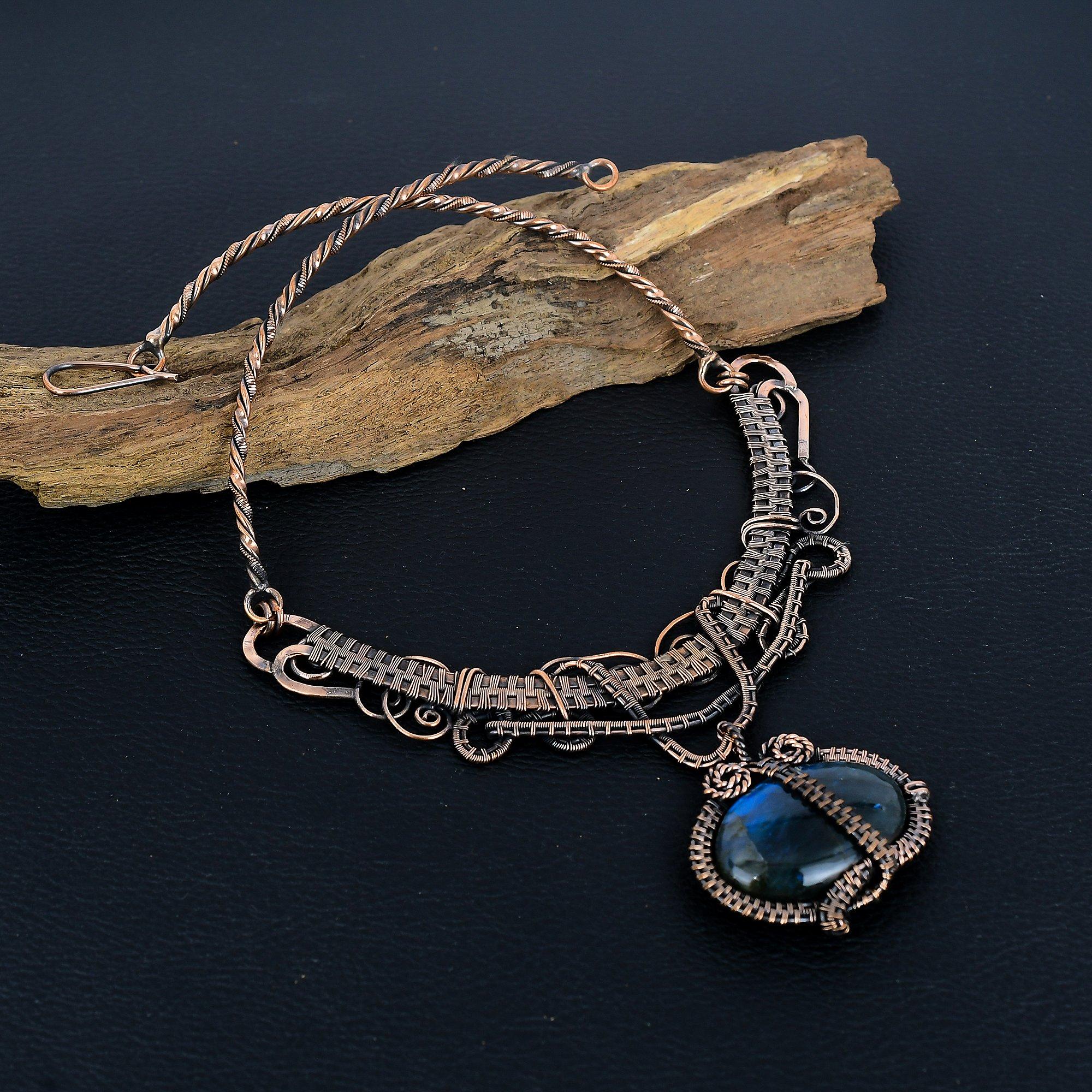 Ожерелье из лабрадорита, Ювелирное изделие из драгоценного камня, Ожерелье, обернутое медной проволокой 999 пробы, Регулируемое ожерелье-цепочка ручной работы, Ювелирный подарок для жены
Ожерелье из лабрадорита, Ювелирное изделие из драгоценного камня, Ожерелье, обернутое медной проволокой 999 пробы, Регулируемое ожерелье-цепочка ручной работы, Ювелирный подарок для жены