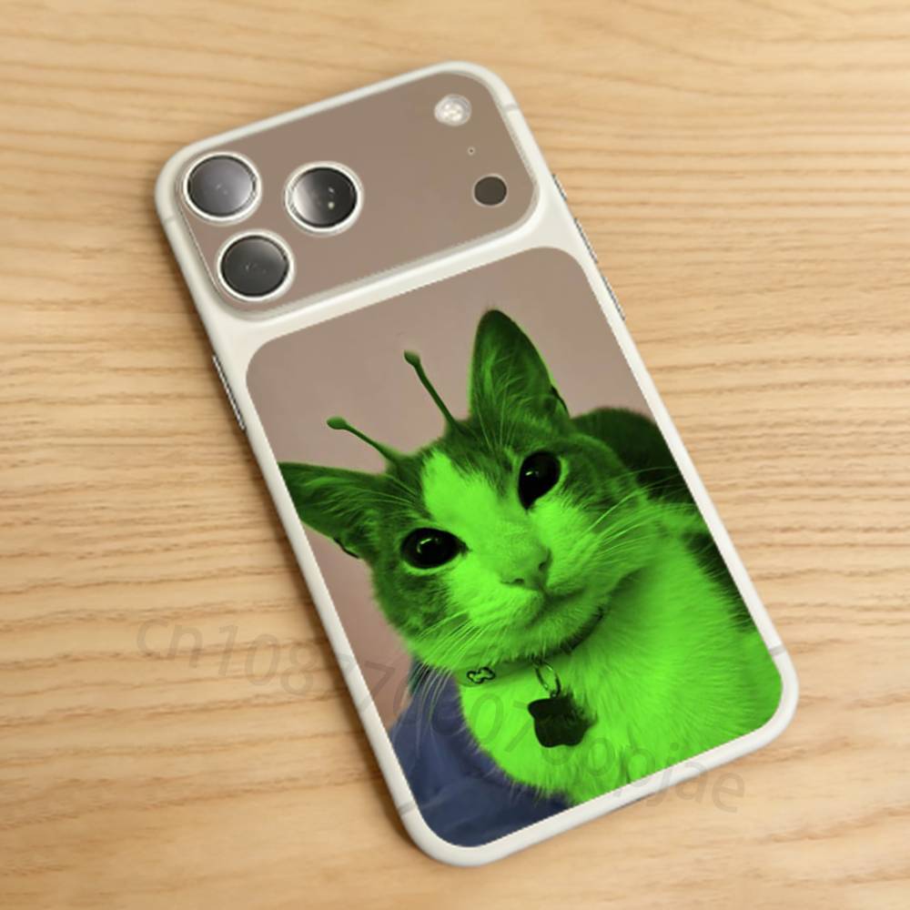 Funny Green Alien Cat For iPhone 17 Pro /Max Battry Back Cover with Camera Decal Skin Rear Protective Sticker Film iPhone17promax
Funny Green Alien Cat For iPhone 17 Pro /Max Battry Back Cover with Camera Decal Skin Rear Protective Sticker Film iPhone17promax