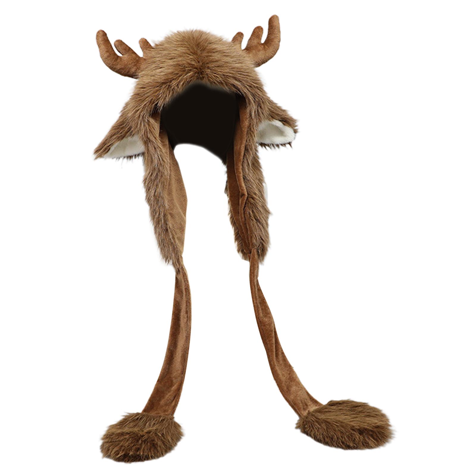 Мягкая плюшевая шапка Легкая теплая зимняя шапка Ветрозащитная оригинальная шапка с рогами и ушками коричневый
Мягкая плюшевая шапка Легкая теплая зимняя шапка Ветрозащитная оригинальная шапка с рогами и ушками коричневый