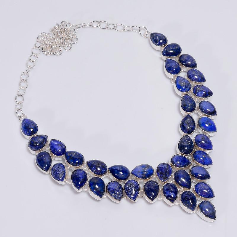 Beautiful Top Grade Qualite 100% Natural Lapis Lazuli Pear Shape Ethnic Handmade Jewelry 925 Steling Silver Necklace 18 WSJ-4766 срібний
Beautiful Top Grade Qualite 100% Natural Lapis Lazuli Pear Shape Ethnic Handmade Jewelry 925 Steling Silver Necklace 18 WSJ-4766 срібний