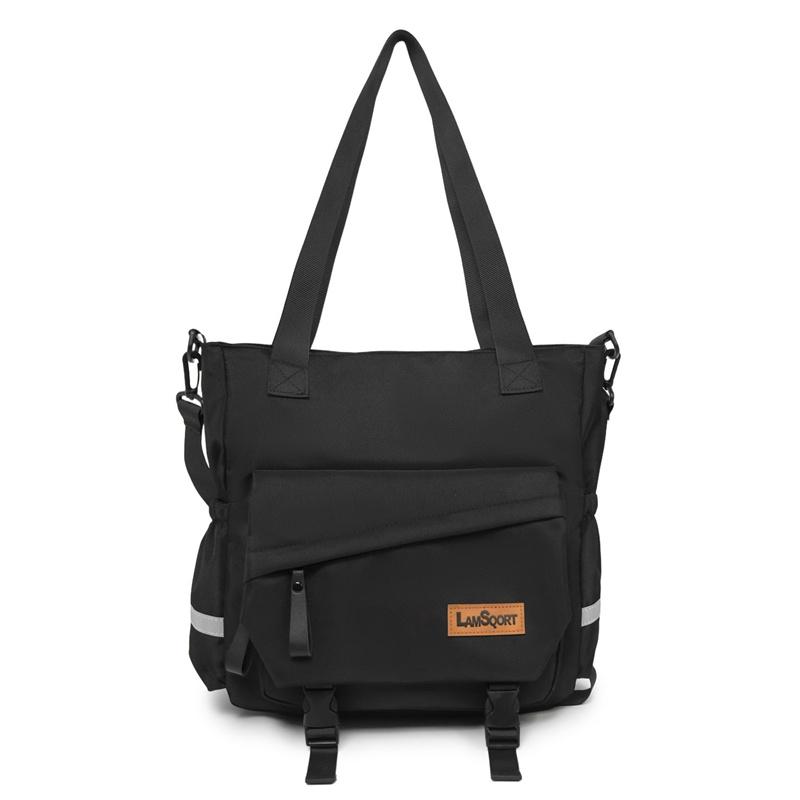 Nylon Messenger Bag Unisex Casual Shoulder Bag with Multiple Pockets and Reflective Strips for Daily Use чорний
Nylon Messenger Bag Unisex Casual Shoulder Bag with Multiple Pockets and Reflective Strips for Daily Use чорний
