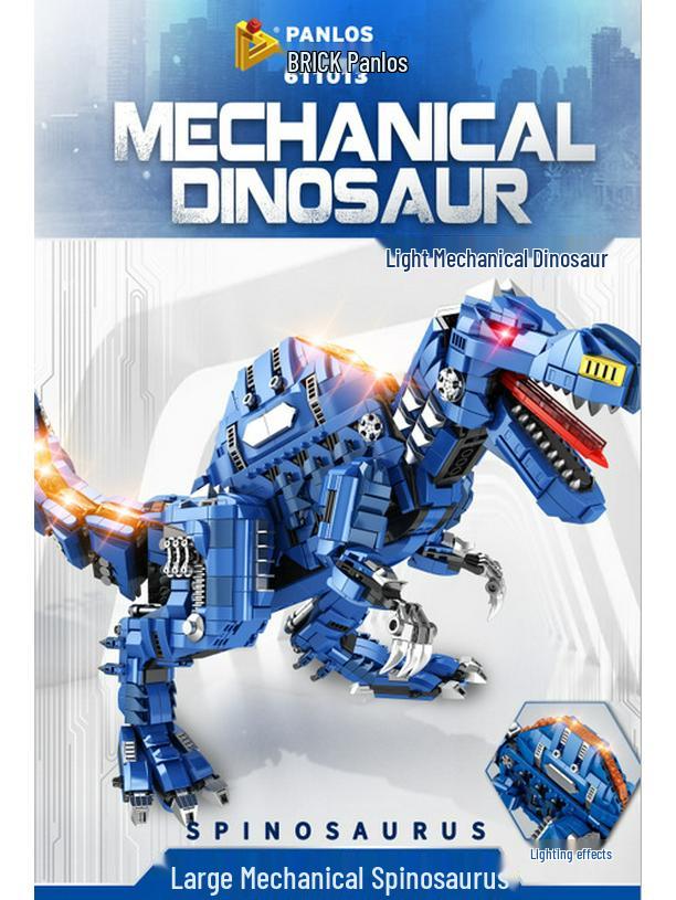 Светящийся механический динозавр Стальной тираннозавр Конструктор Игрушка 611016
Светящийся механический динозавр Стальной тираннозавр Конструктор Игрушка 611016