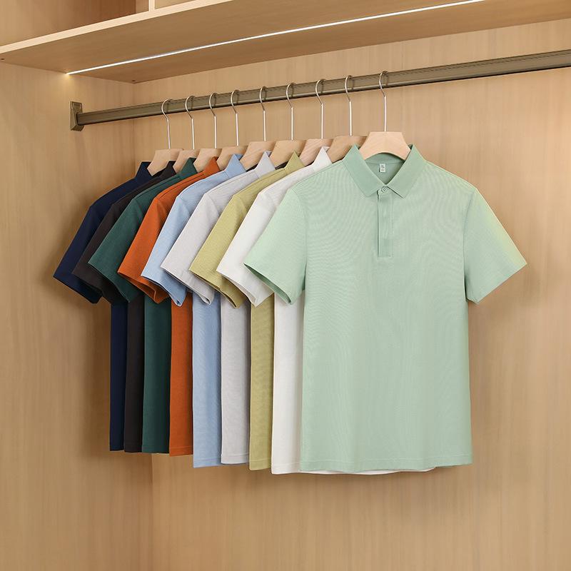 60 Mercerized Cotton Short-Sleeved Polo Shirt T-Shirt Lapel Men S High-End Corporate Workwear Custom Logo S
60 Mercerized Cotton Short-Sleeved Polo Shirt T-Shirt Lapel Men S High-End Corporate Workwear Custom Logo S