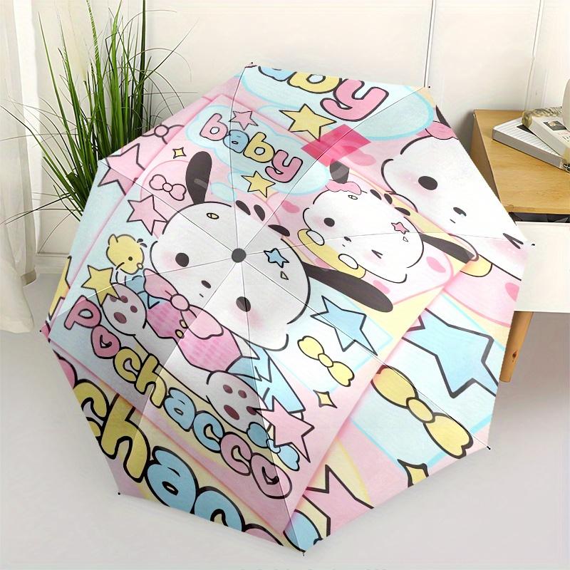 Pochacco,Baby Automatic Folding Umbrella Simple 8 Rib Design, Bright Cartoon Pattern, Durable Iron Frame, Suitable For Travel, Outdoor, Beac
Pochacco,Baby Automatic Folding Umbrella Simple 8 Rib Design, Bright Cartoon Pattern, Durable Iron Frame, Suitable For Travel, Outdoor, Beac