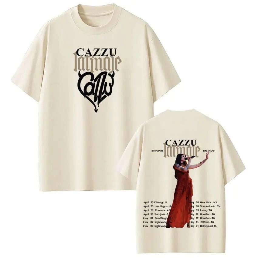 Unisex Women Fashion Tshirts Singer Cazzu Latinaje Tour 2026 Graphic Tees Shortsleeved Cotton Aesthetics Tshirts Streetwear Tops 4XL
Unisex Women Fashion Tshirts Singer Cazzu Latinaje Tour 2026 Graphic Tees Shortsleeved Cotton Aesthetics Tshirts Streetwear Tops 4XL