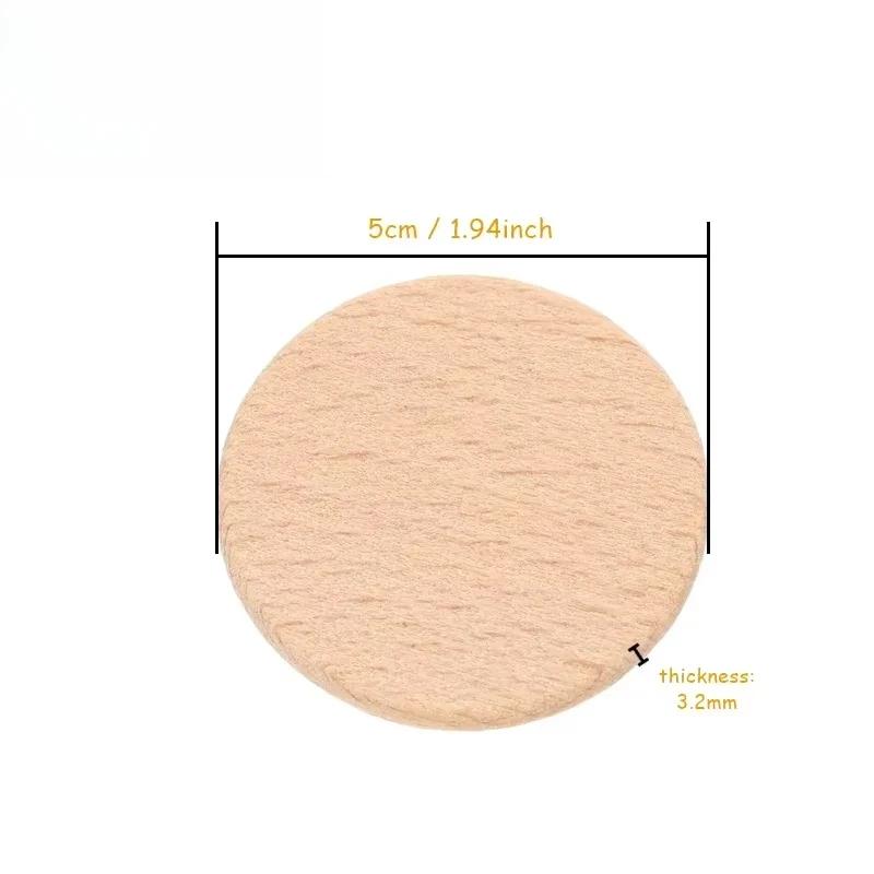 50/100pcs 4-7cm Unfinished Wooden Round Coins, Smooth Beech Wood Rounds for DIY Craft, Laser Engraving, Home Decor 50pcs
50/100pcs 4-7cm Unfinished Wooden Round Coins, Smooth Beech Wood Rounds for DIY Craft, Laser Engraving, Home Decor 50pcs